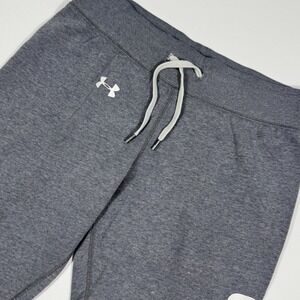 Under Armour Mens Rival Fleece Leg‎ Logo Joggers Gray Sweatpants XS
